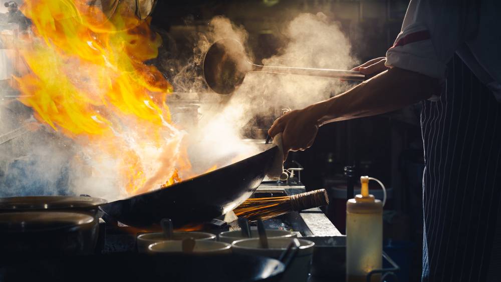 Wok près de La Valentine