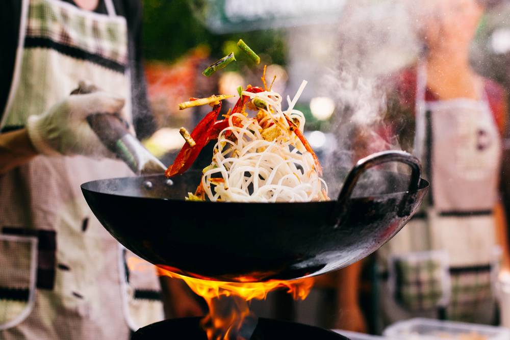 Wok chinois près de La Valentine